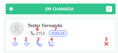 Monitoração Agentes Botões de Ações