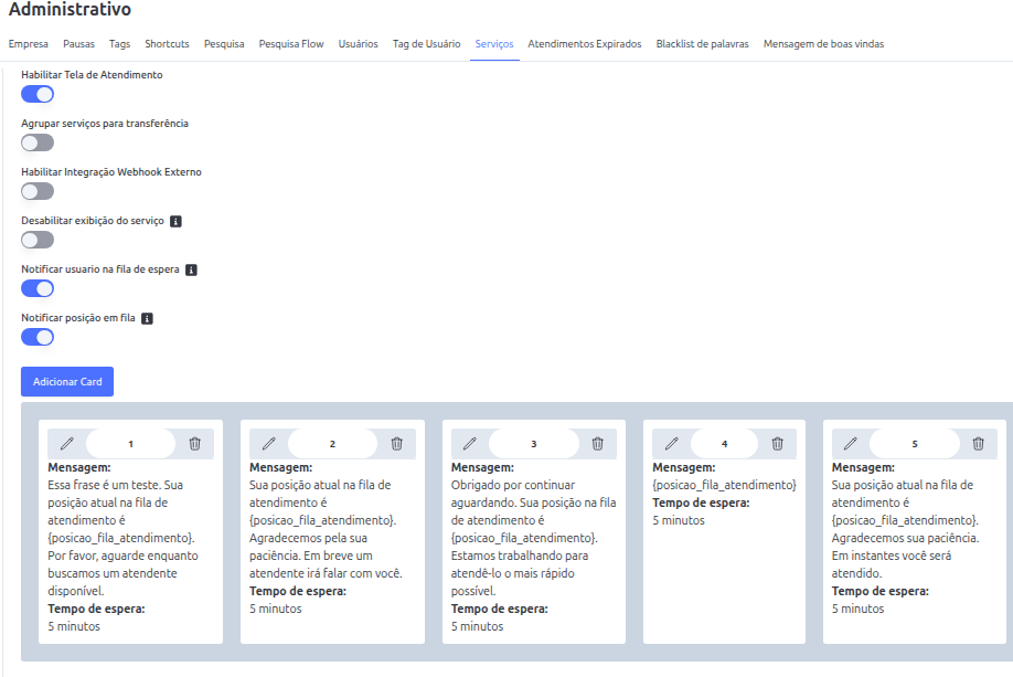 :class=sombracaixa Ativando e Cadastrando Carrossel de Notificações