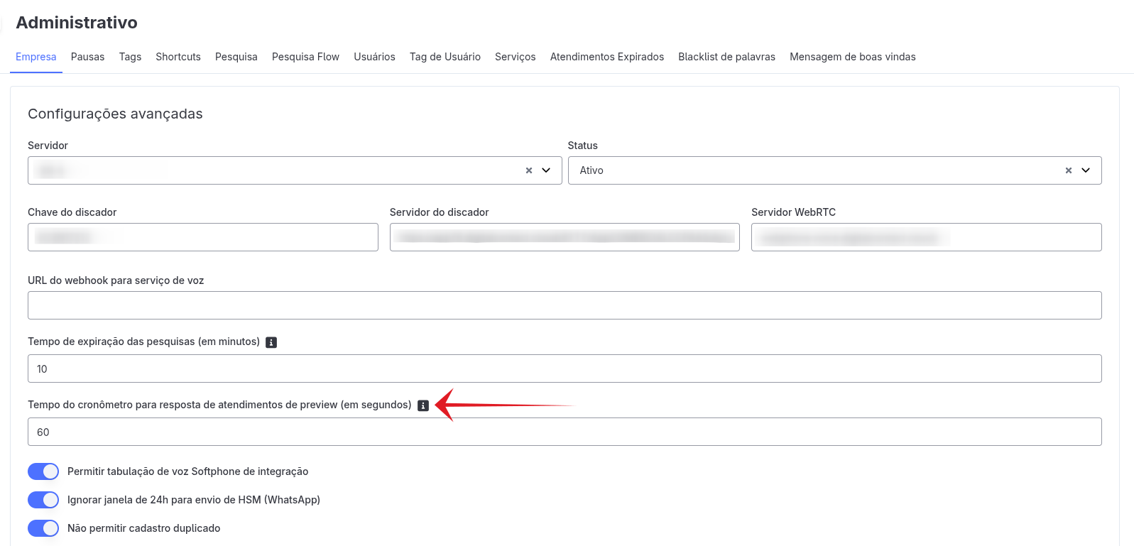 :class=sombracaixa Configuração Cronômetro Preview