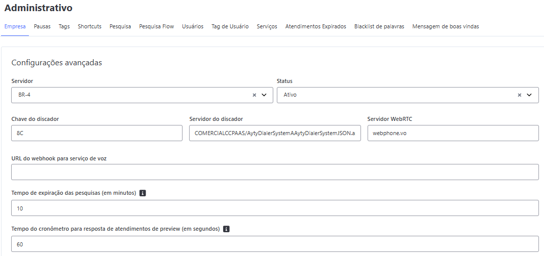 :class=sombracaixa Cadastro Webhook Personalizado