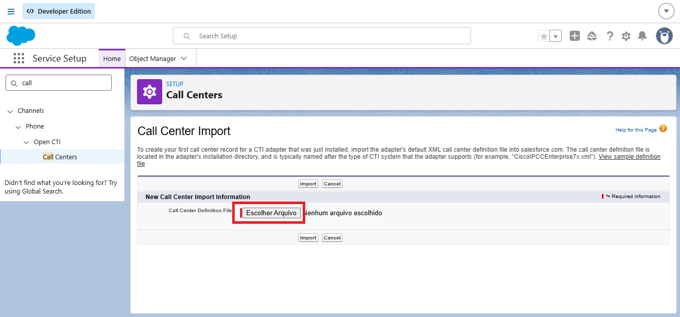 :class=sombracaixa Importar XML parte 4