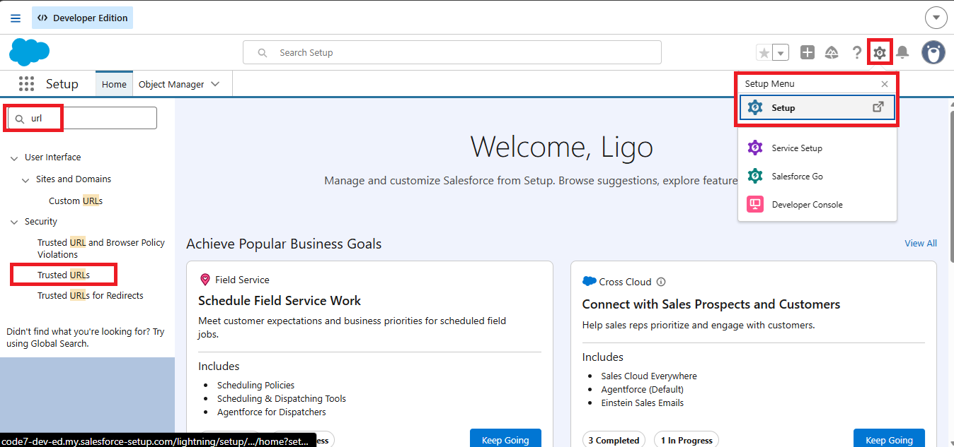 :class=sombracaixa Configurar Salesforce parte 5