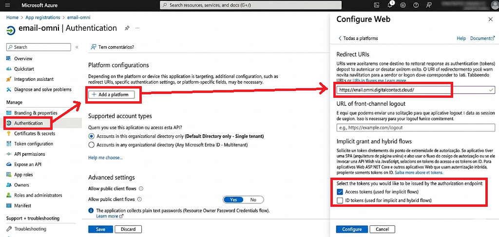 Cadastro Email Microsoft