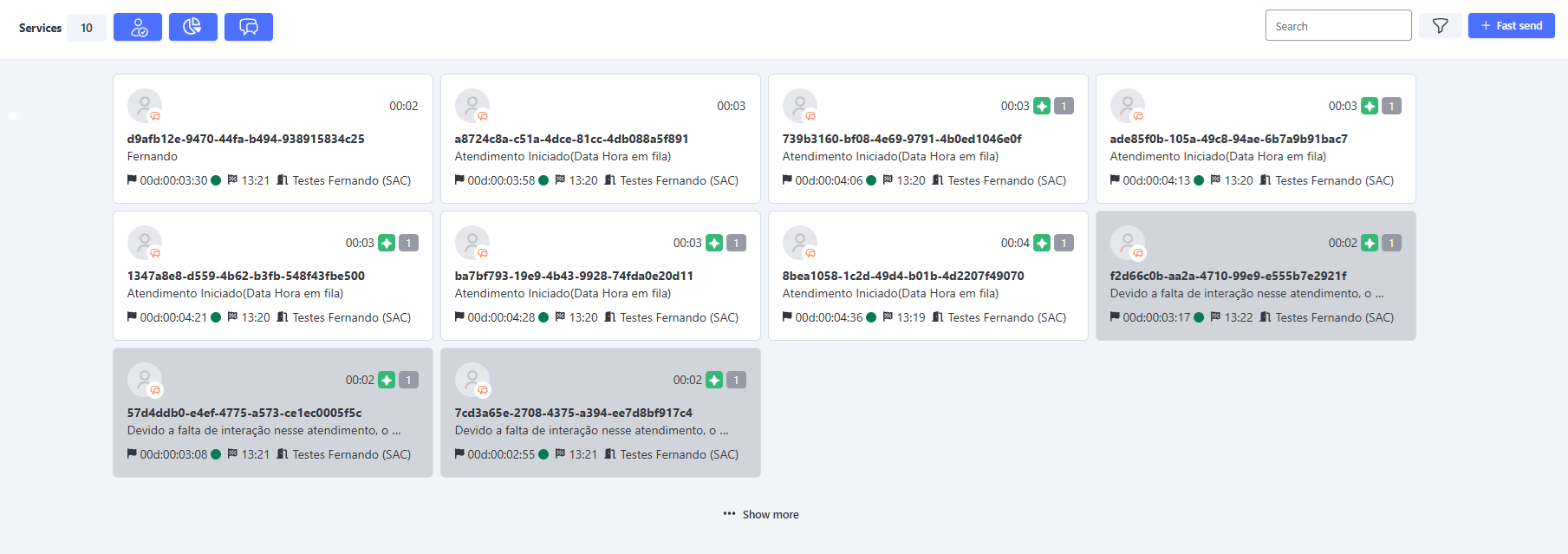 :class=sombracaixa Tela Atendimento Cards Status em Espera