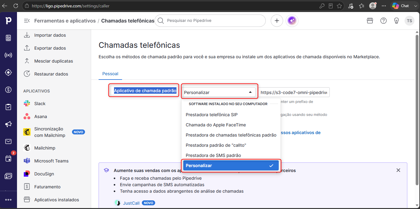 :class=sombracaixa Opção Personalizar