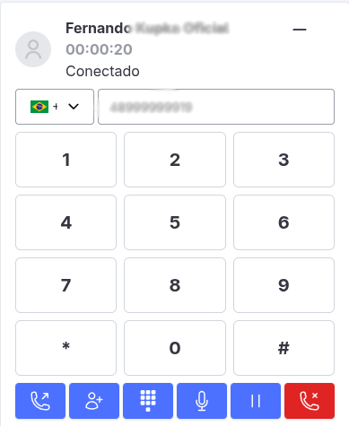Softphone Em Ligação