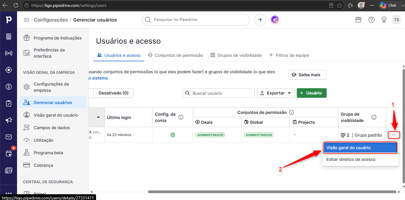 :class=sombracaixa Tela Gerenciar usuarios